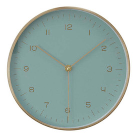 Teddy's Collection Carter Mint Green Wall Clock