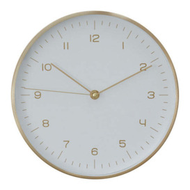 Teddy's Collection Carter White Wall Clock
