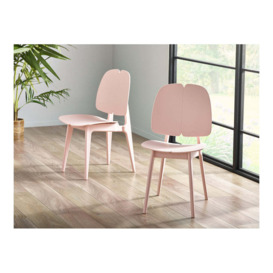 Teddy's Collection Art Dining Chair Pink - thumbnail 3