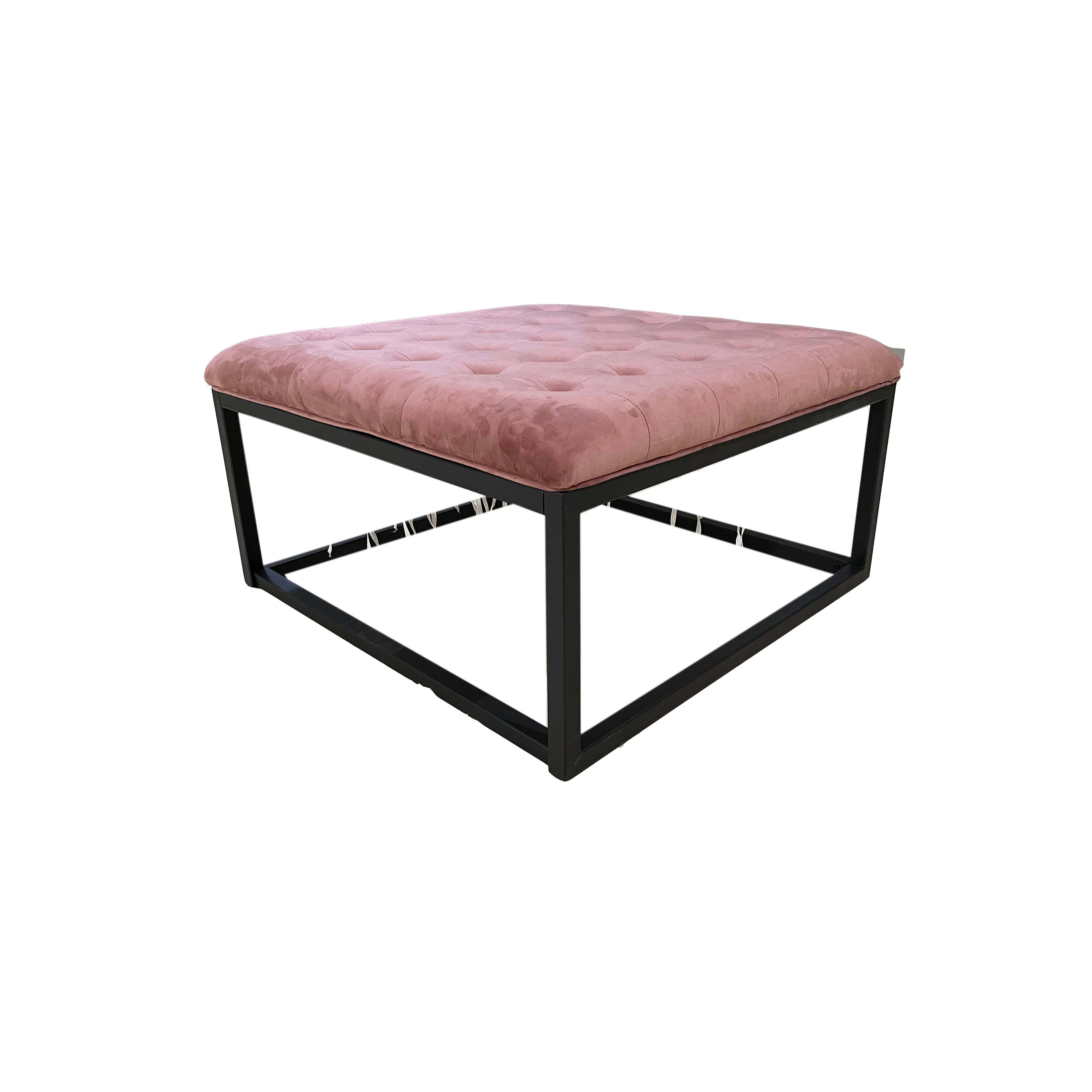 Teddy's Collection Falun Footstool Dusty Pink - image 1