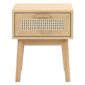 Teddy's Collection Java 1 Drawer Lamp Table - thumbnail 1