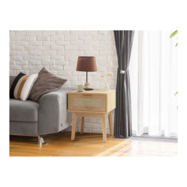 Teddy's Collection Java 1 Drawer Lamp Table - thumbnail 3