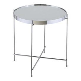 Teddy's Collection Oakland Lamp Table Chrome - thumbnail 2