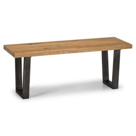 Julain Bowen Brooklyn Upholstered Bench in Charcoal