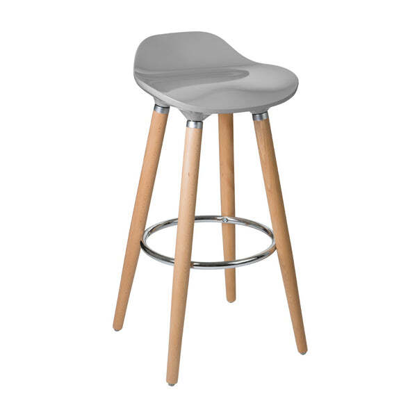 Teddy's Collection Silas Taupe Bar Stool