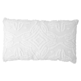 Hinch Relaxed Tufted Cushion Small - White
