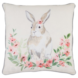 Fox & Ivy Printed Cushion Rabbit