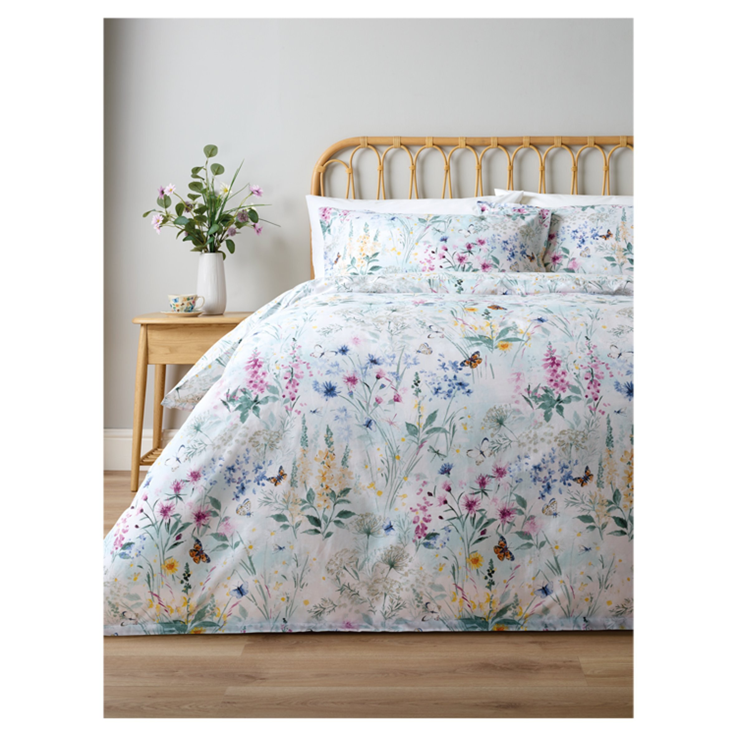 Tesco Wwf Floral Duvet Set Double