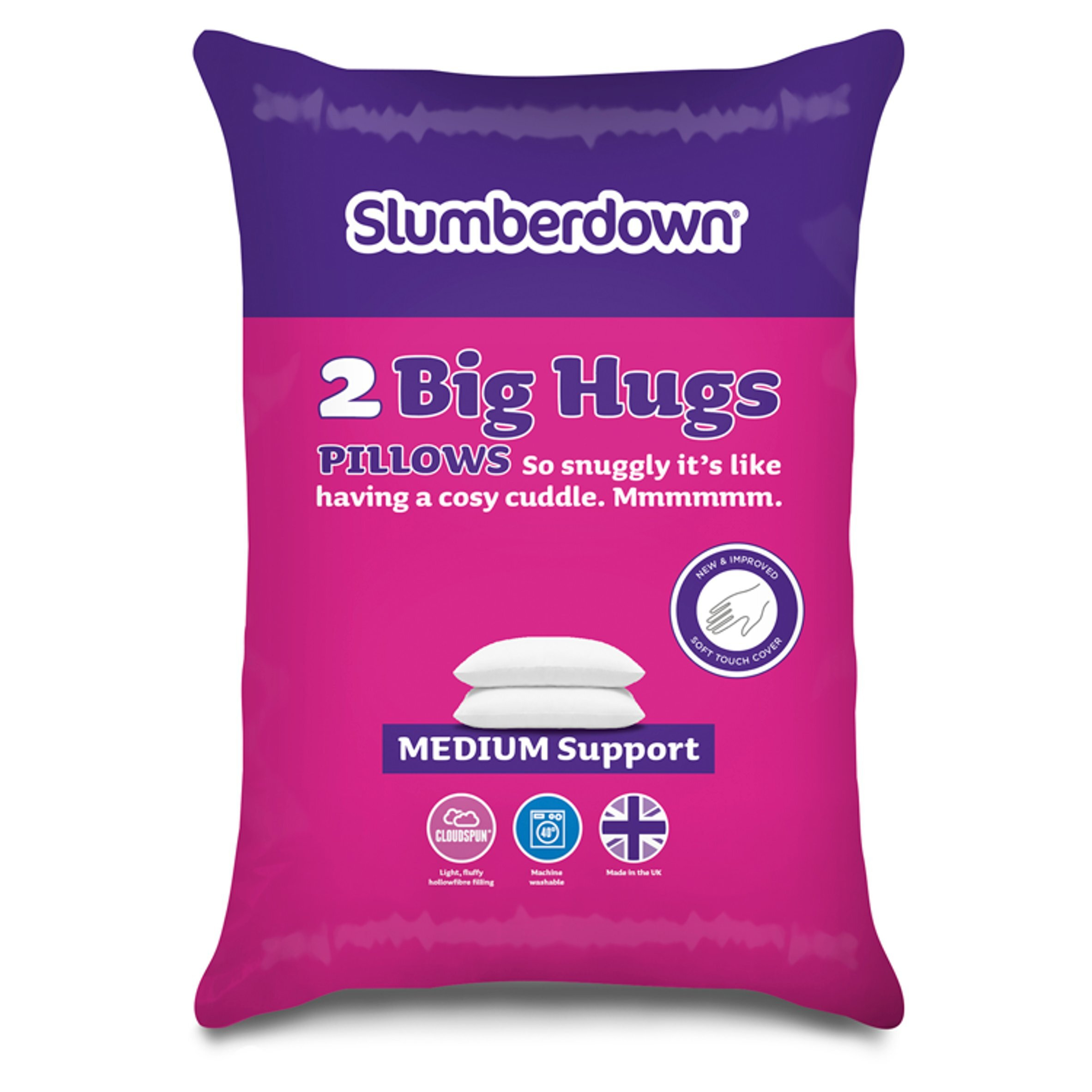 Slumberdown Big Hugs Pillows Pair
