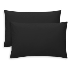 Tesco Black Pillowcase Pair