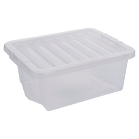 Wham 17L Box With Lid Clear