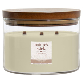 Natures Wick Large Candle Cashmere Wool