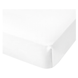 Fox & Ivy White 200 Thread Count Flat Sheet Double