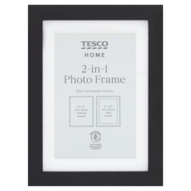 Tesco Photo Frame 2 In 1 Black