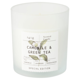 Tesco Apothecary Camomile & Green Tea Candle 140G