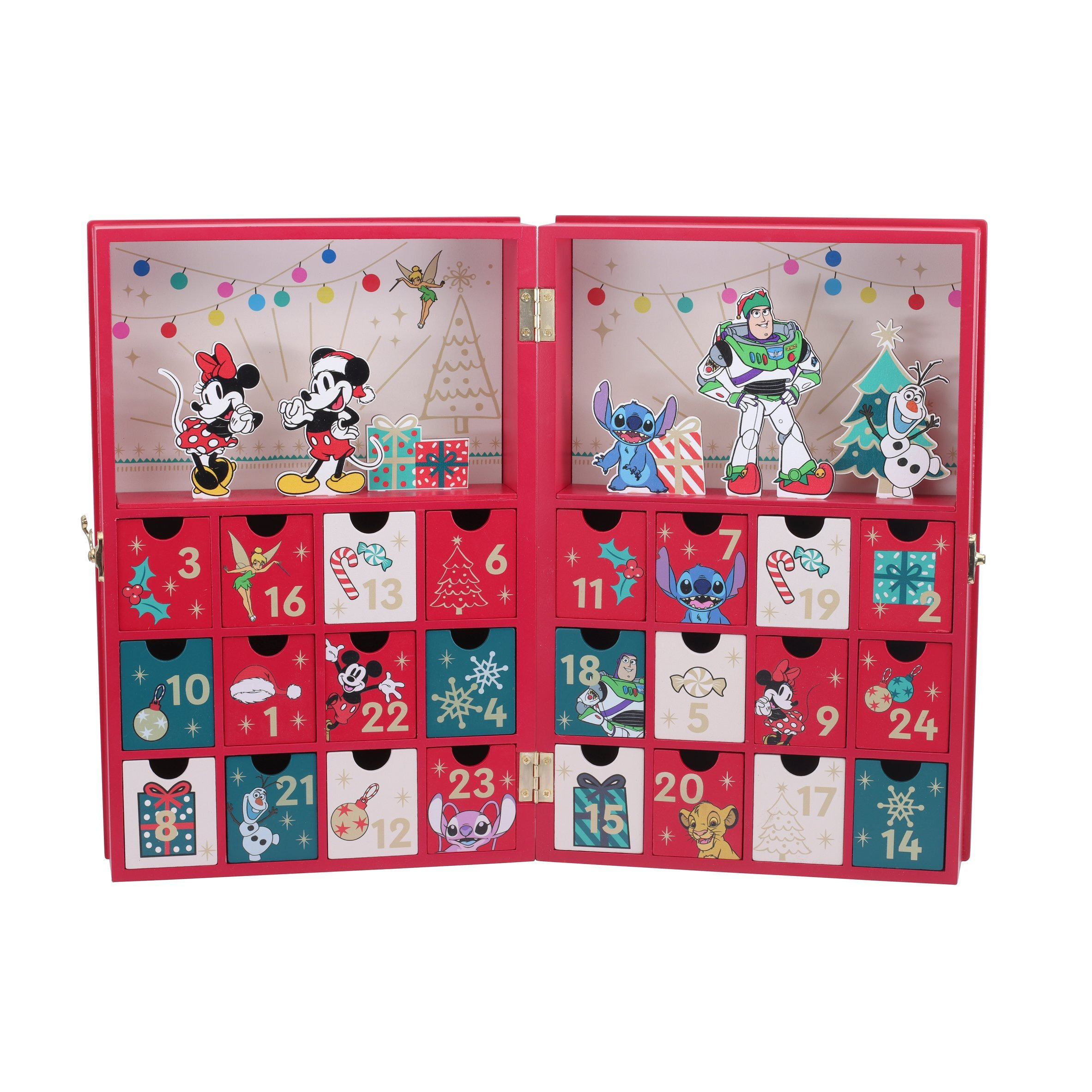 Disney Wooden Advent Calendar Book