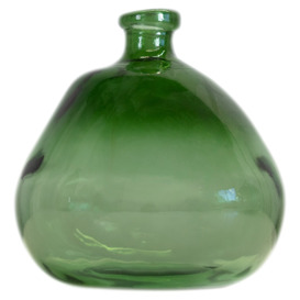 Fox & Ivy Green Recycled Vase 23Cm