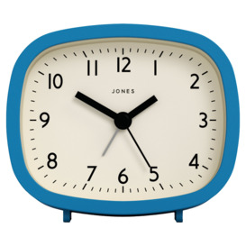 Jones Clocks Mid Blue Cine Alarm Clock