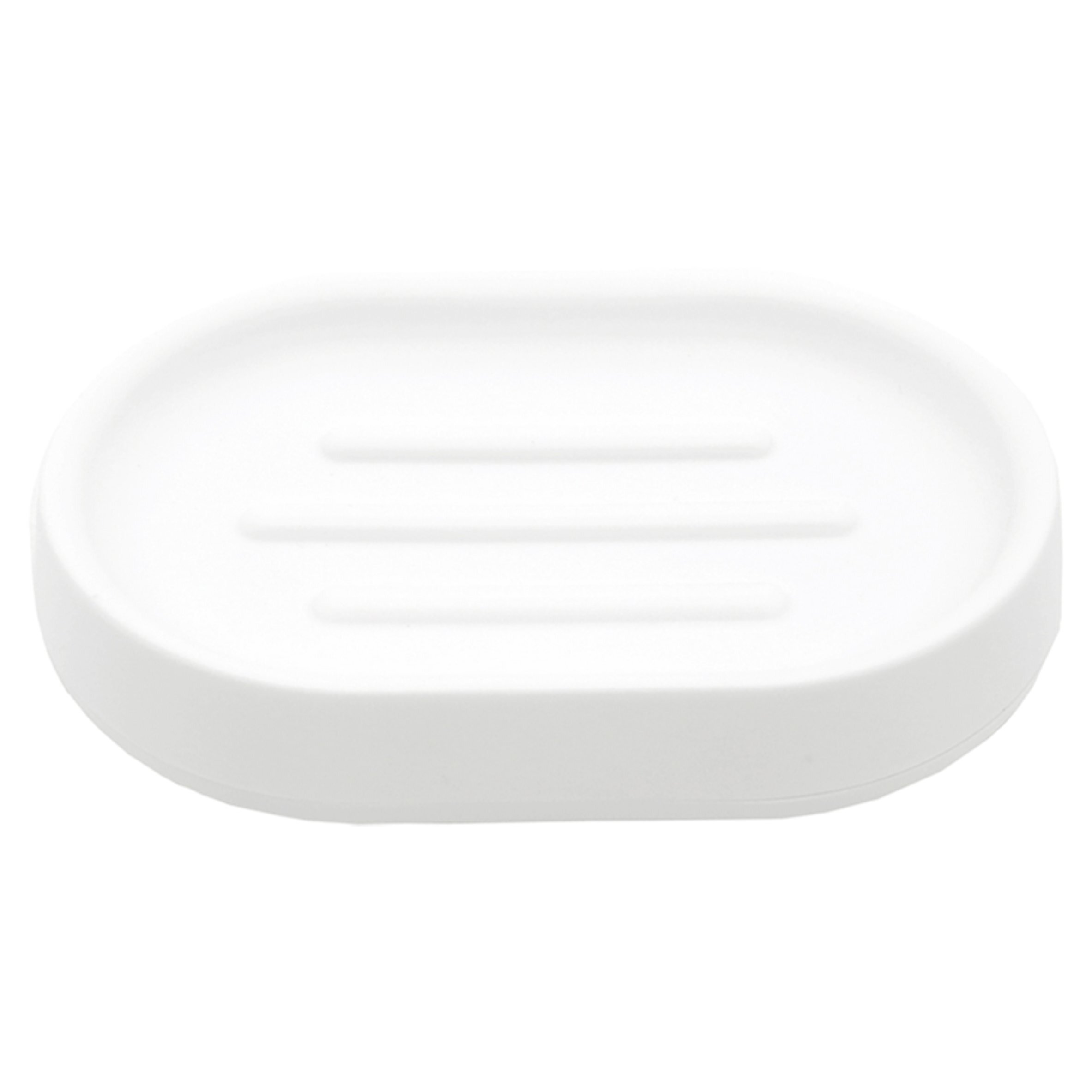 Tesco White Plastic Soap Dish