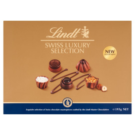 Lindt Swiss Luxury Selection Assorted Chocolate Box 193G