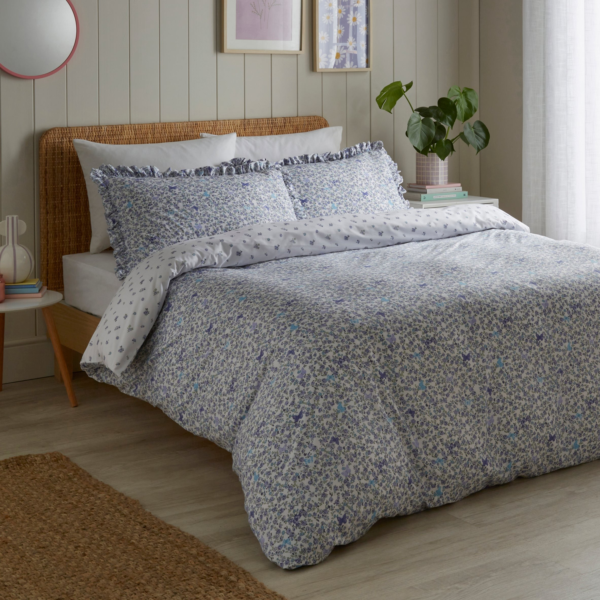 Silentnight Refresh Ditsy Floral Duvet Set Double
