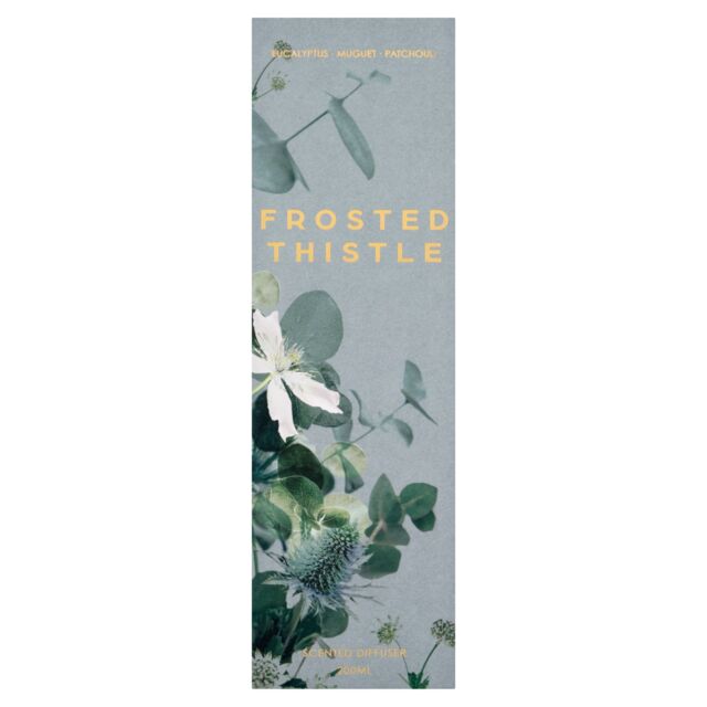 F&F Home Floral Bouquet Reed Diffuser Frosted Thistle 200Ml
