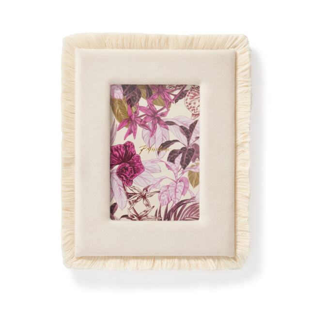 Paperchase Tropic Like its Hot Cream Fringed Photo Frame 6x4