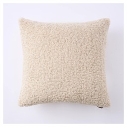 F&F Home Cream Boucle Cushion 45x45cm