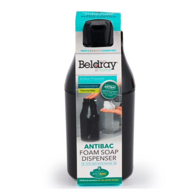 Beldray Black Antibacterial Soap Dispenser