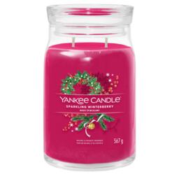 Yankee Candle Signature Large Jar Sparkling Winterberry 567g
