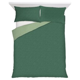 F&F Home Green Reversible Duvet Cover Set Double