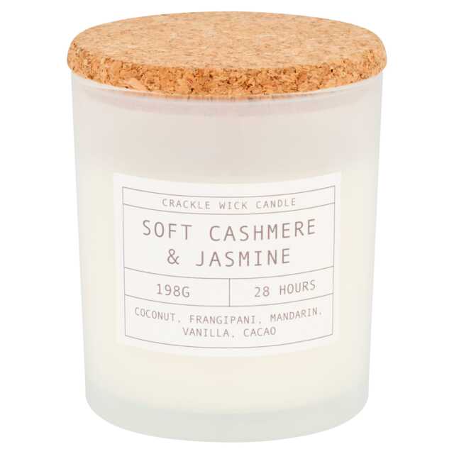 F&F Home Crackle Soft Cashmere Candle 198g