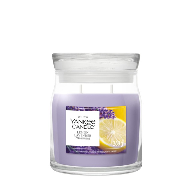 Yankee Candle Signature Lemon Lavender Medium Jar 368g