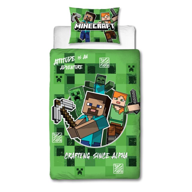 Minecraft Duvet Set Single