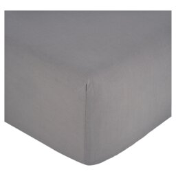 F&F Home Grey Cotton Cooling Fitted Sheet King
