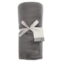 F&F Home Super Soft Throw - Grey