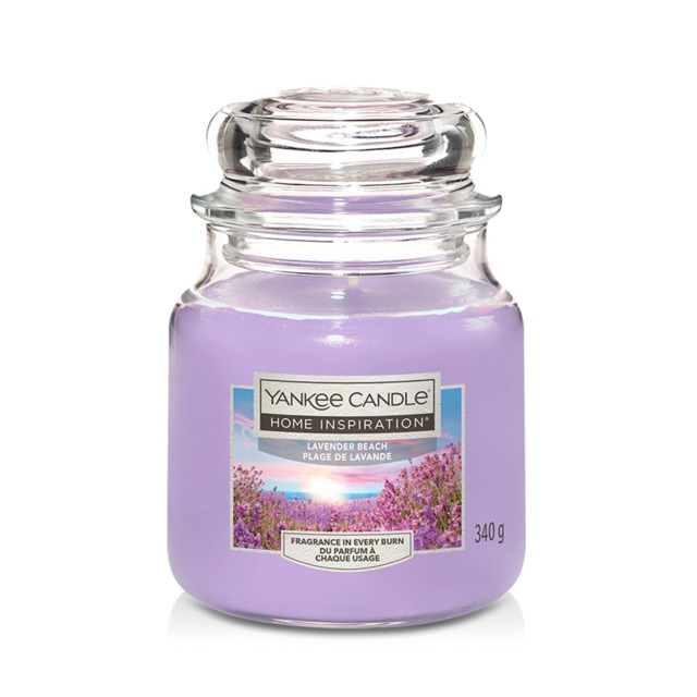 Yankee Lavender Beach Candle 340G by Tesco