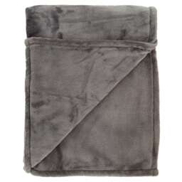 F&F Home Oversized Super Soft Throw - Grey