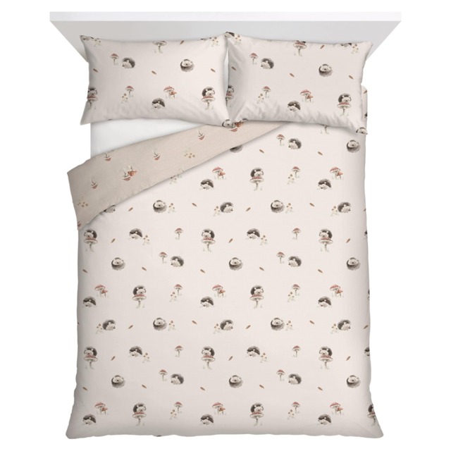 F&f Home Bedding Brushed Hedgehog Duvet Set King