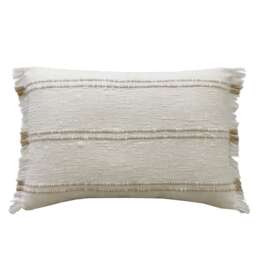 F&F Home Textured Stripe Rectangle Cushion 40x60cm