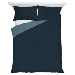 F&F Home Blue Reversible Duvet Cover Set King