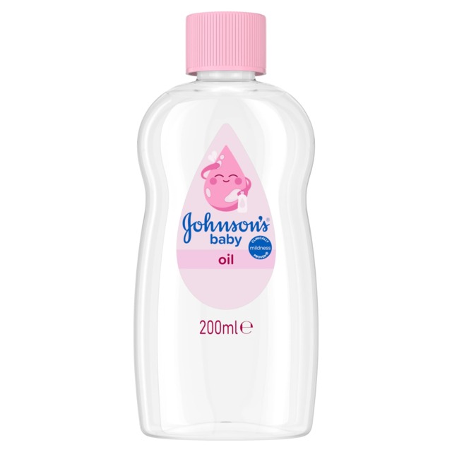 Johnson's Baby Oil 200 ml Moisturising Baby Oil to Protect Delicate Skin