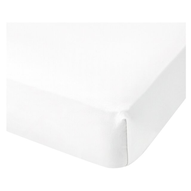 Fox & Ivy White 200 Thread Count Fitted Sheet Kingsize