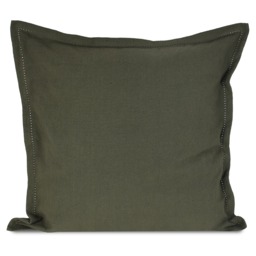 F&F Home Thyme Green Washed Cotton Cushion