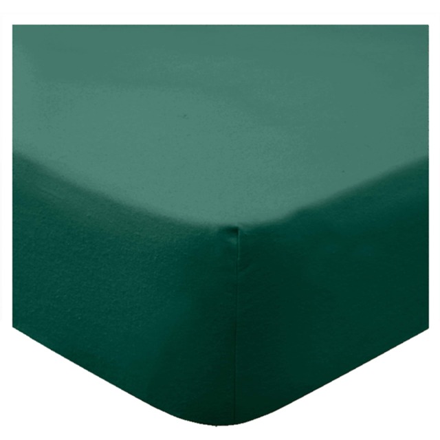 F&F Home Bedding 100% Cotton Forest Green Fitted Sheet King