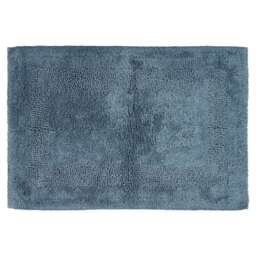 F&F Home Egyptian Cotton Hygro Bath Mat Mid Blue