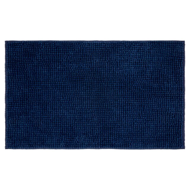 F&F Home Navy Microchenille Bath Mat