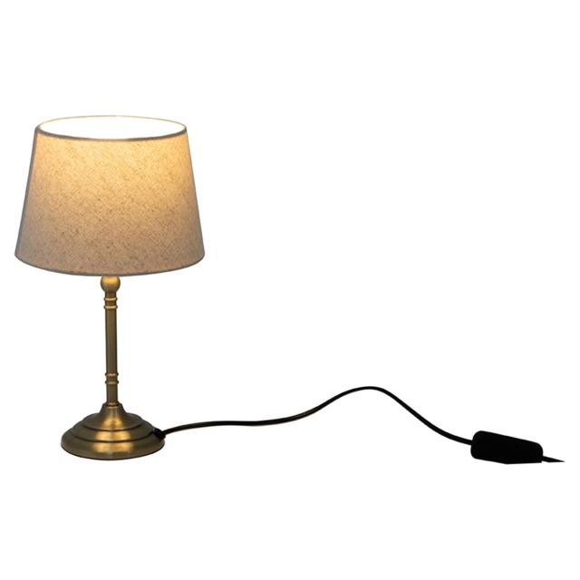 F&F Home Brass Classic Metal Table Lamp