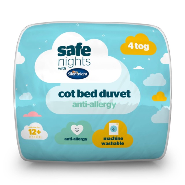 Silent Night Anti-Allergy Cotbed Duvet