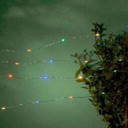 TESCO Outdoor 100 SOLAR FIREFLY LIGHTS MULTI-COLOURED